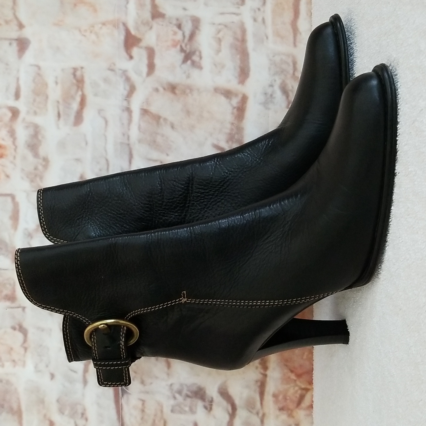 Coach Nancie Leather Booties